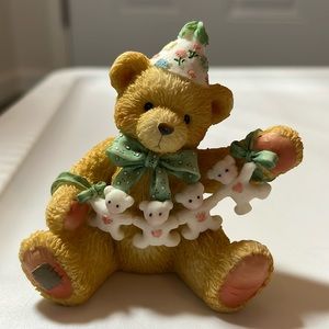 Birthday 4️⃣ figurine.Cherished Teddies 911305 “Unfolding Happy Wishes Four You”